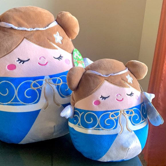 2021 8" Hetty 1424 Blue Silver Christmas Angel Retired Squishmallows MWMT - Picture 5 of 5